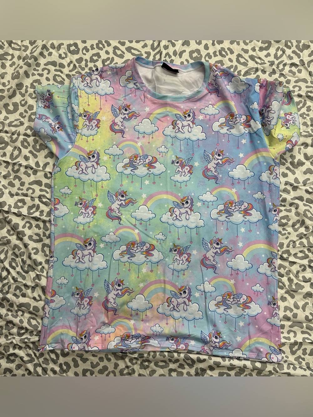 Blackmilk So Cute I Could Puke Tee Unicorn size large
